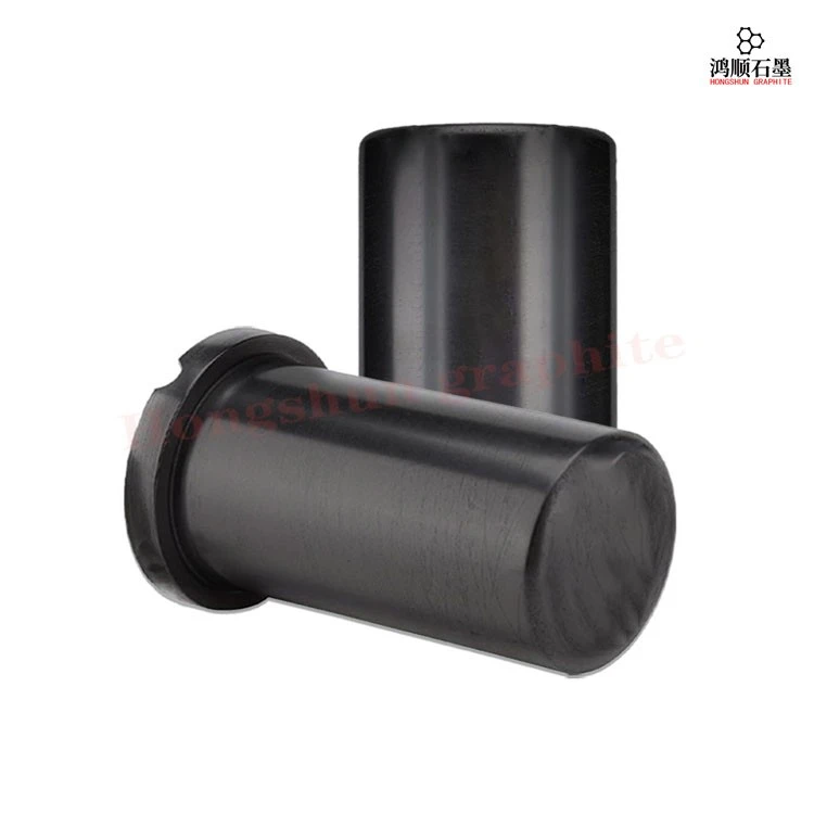 Small Straight High-purity Graphite Crucible For Melting Gold And Silver